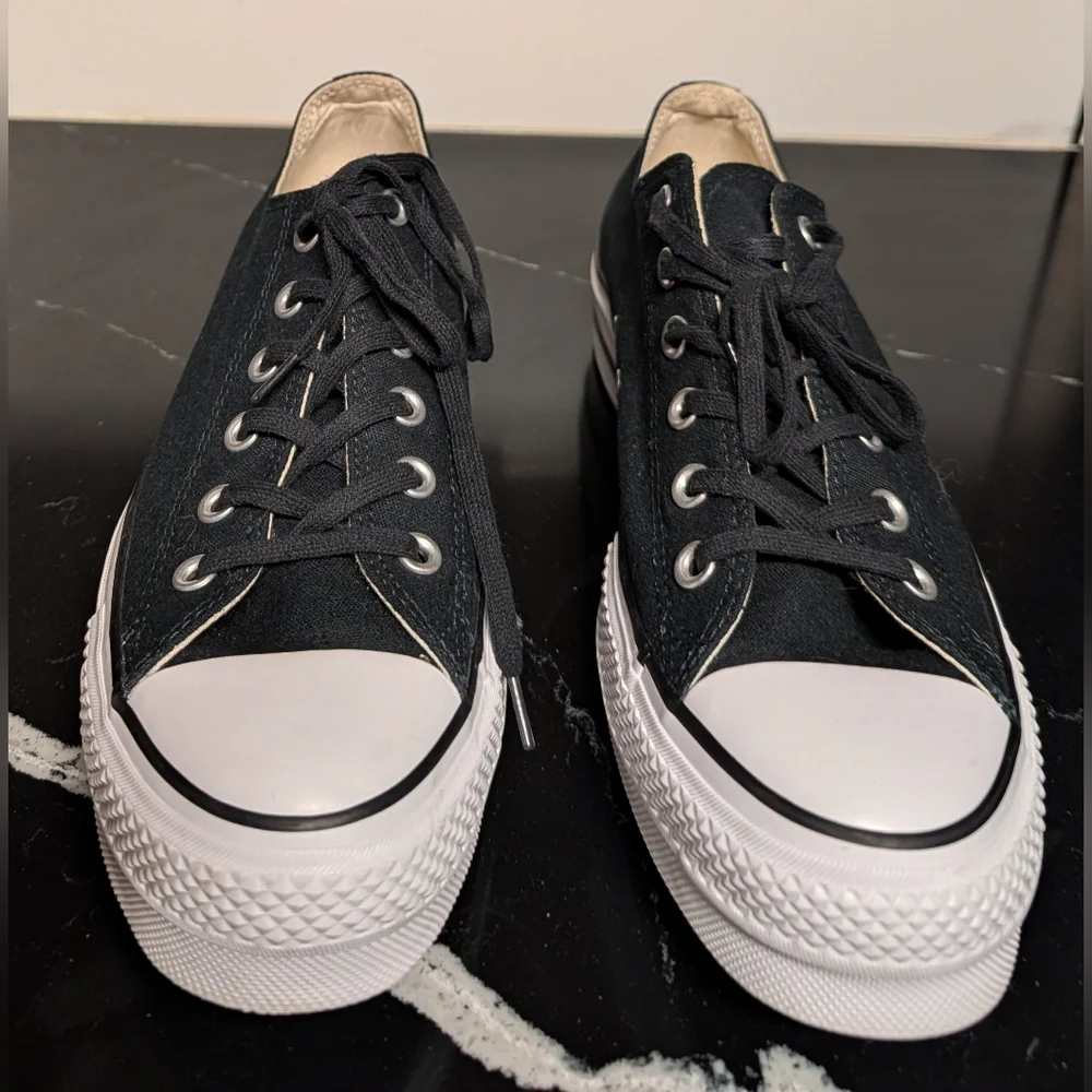 Converse Chuck Taylor All Star Lift OX Low Top Sneakers Size 10 Used Exc - Picture 4 of 11